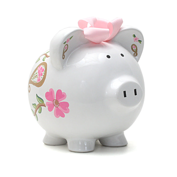 Paisley Piggy Bank – Personalized Piggy Banks